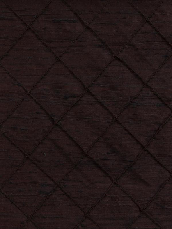 DUP-100_Diamond fabric in Maroon - Catania Silks